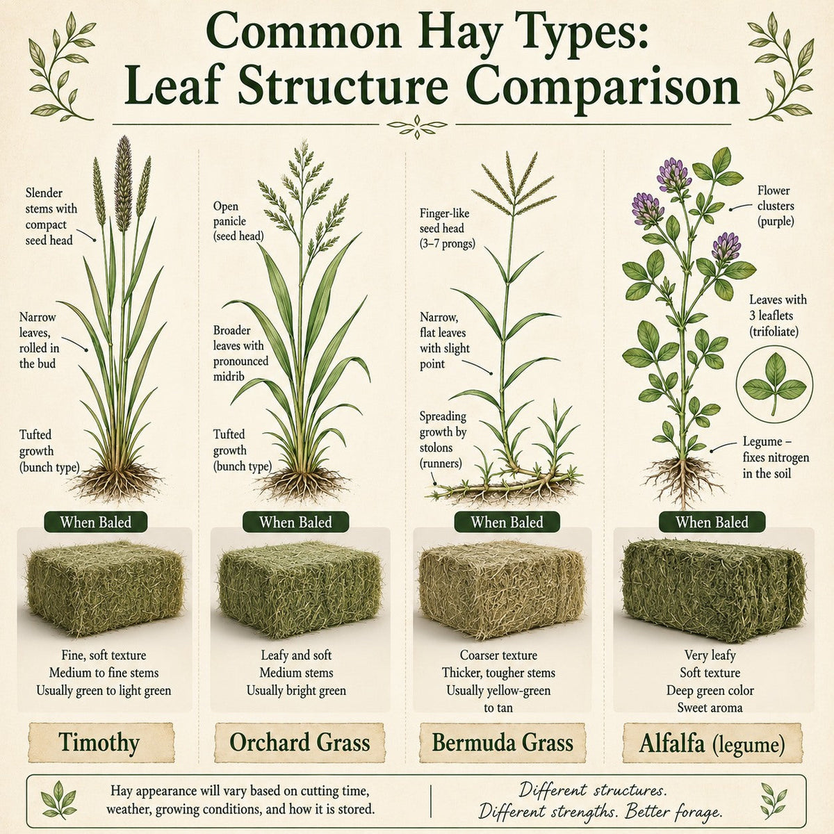 Common Hay Types