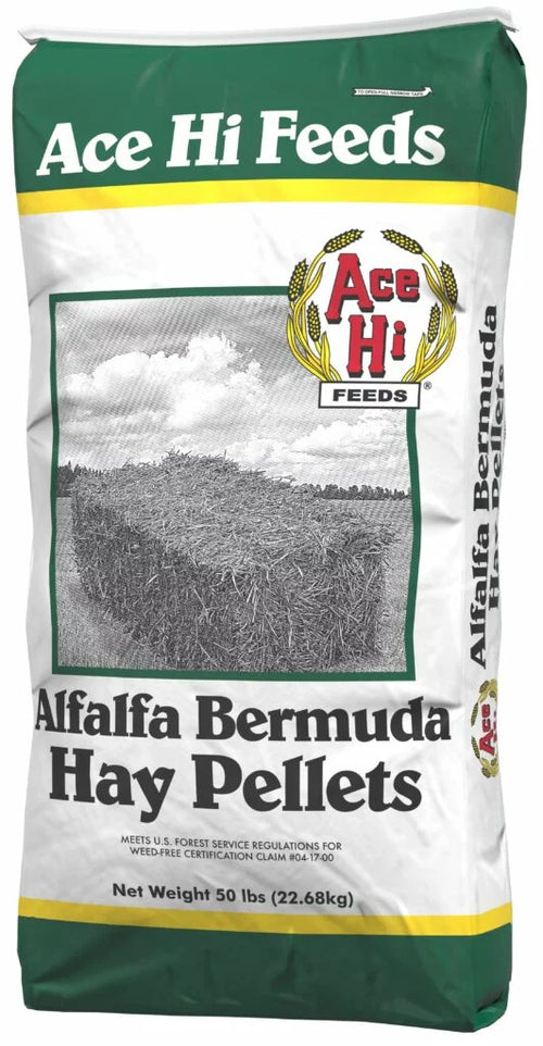 Ace Hi Alfalfa Bermuda Hay 3/8in Pellets