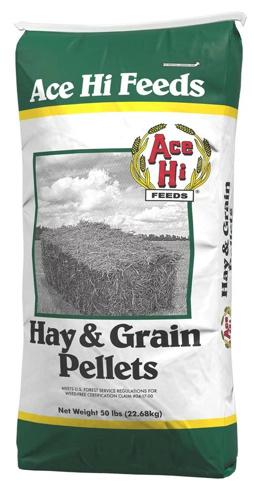 Ace Hi Alfalfa Hay & Grain 3/8in Pellets